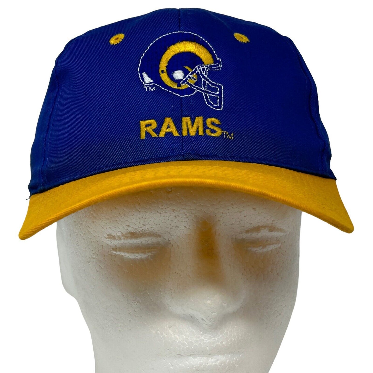 Los Angeles LA Rams Hat Vintage 90s Blue NFL Football Snapback Baseball Cap