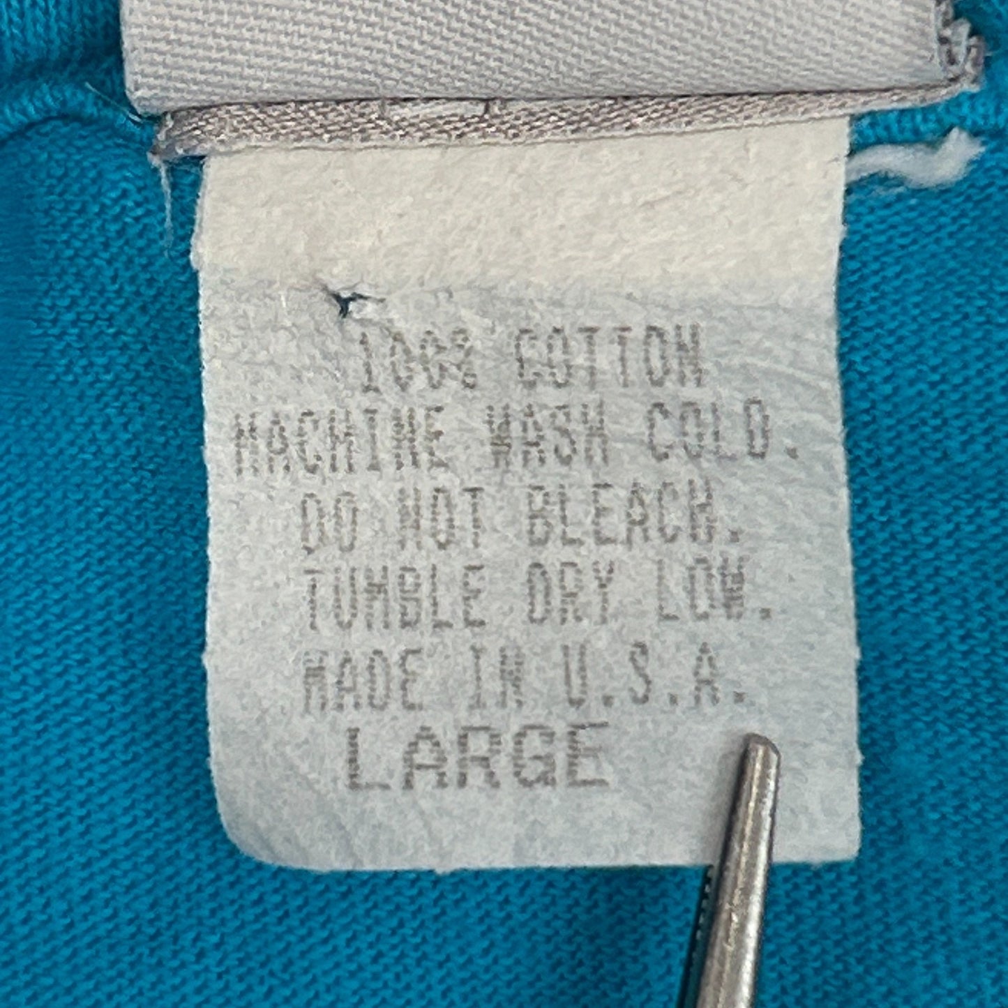 Vintage 90s Bellagio Casino Las Vegas T Shirt Hotel Gambling USA Blue L Large