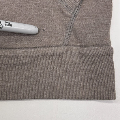 Armani Exchange AX 1/4 Quarter Zip Hoodie Hooded T Shirt Brown Mens XL X-Large