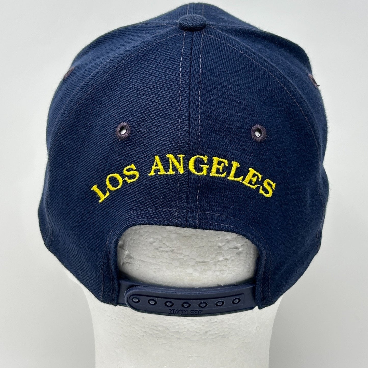 Vintage FBI Los Angeles Hat Cap Blue Federal Bureau of Investigation LA Snapback