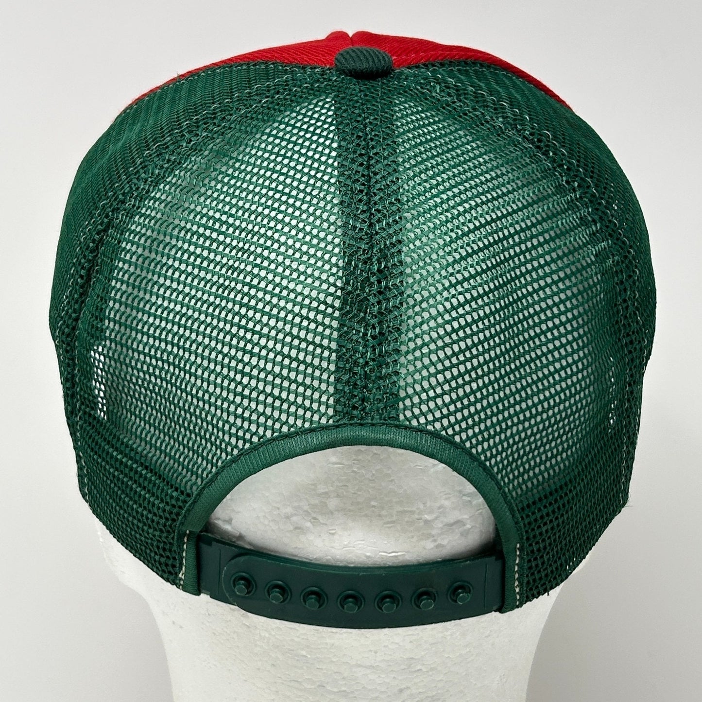 Vintage 90s Hasties Capitol Sand Gravel Co Trucker Hat Cap Sacramento Red USA