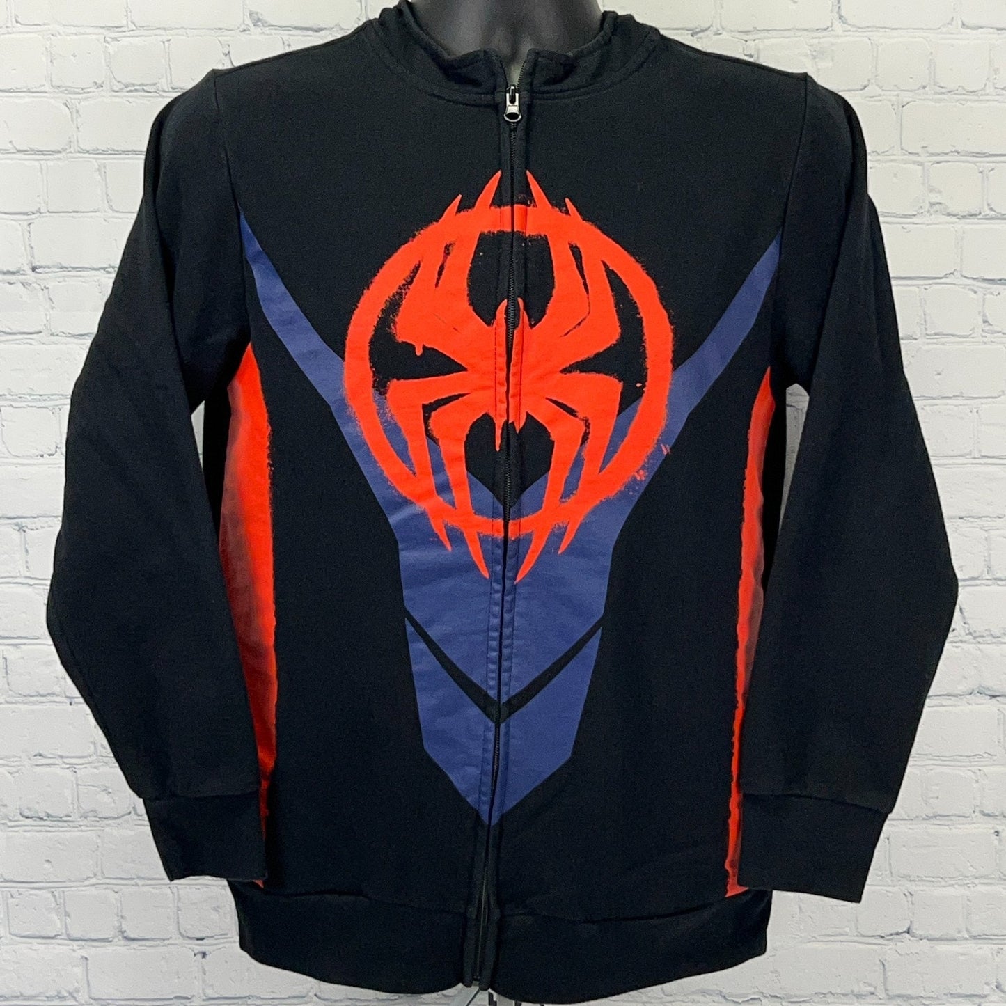 Spider-Man Across The Spider-Verse Hoodie Youth XL X-Large Black Mad Engine Kids