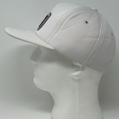 Vintage 70s 80s Kojak The Investigation Hat Cap TV Show Full Foam Snapback White