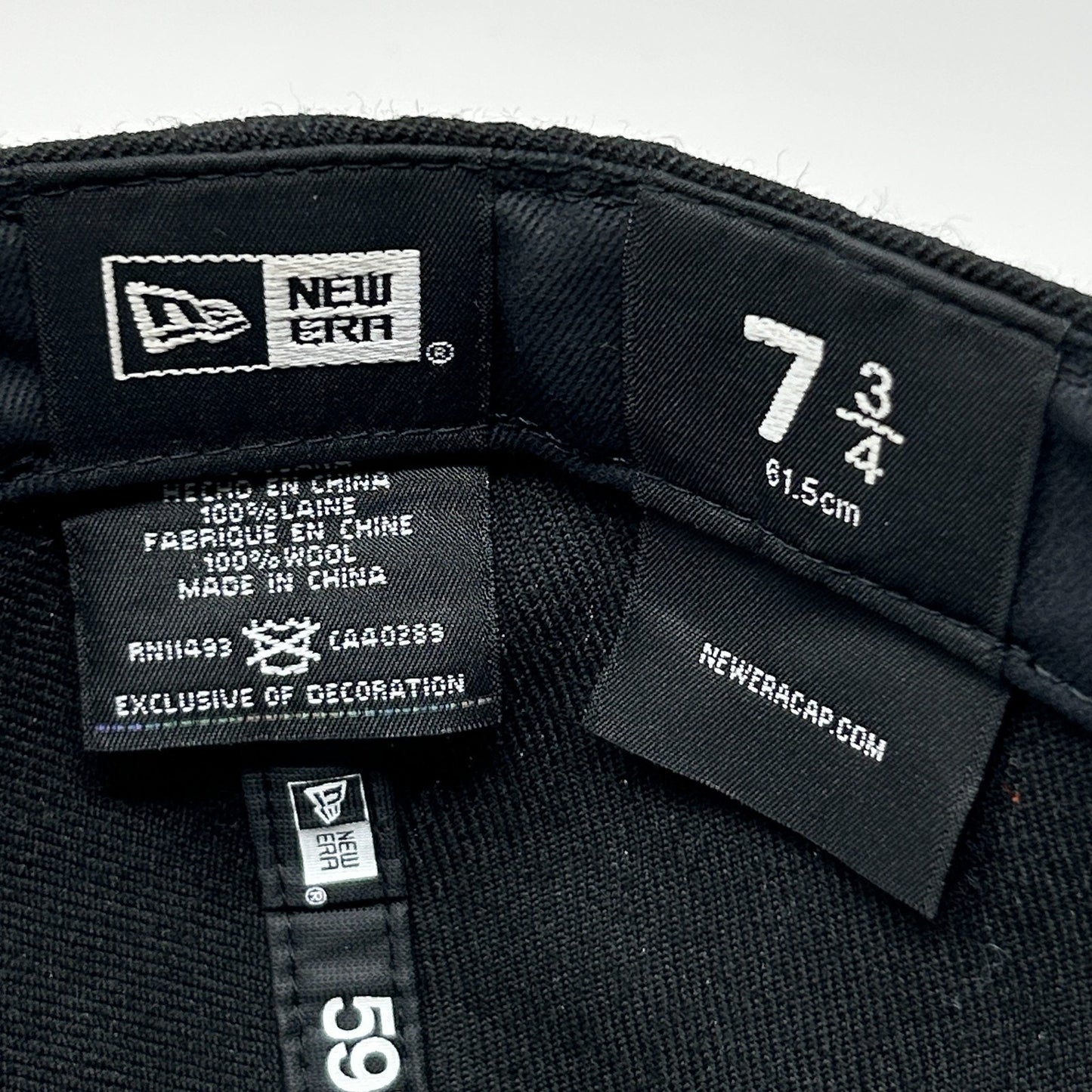 All Out Foul Hat Cap New Era Heffs Barbershop San Francisco Black Fitted 7 3/4