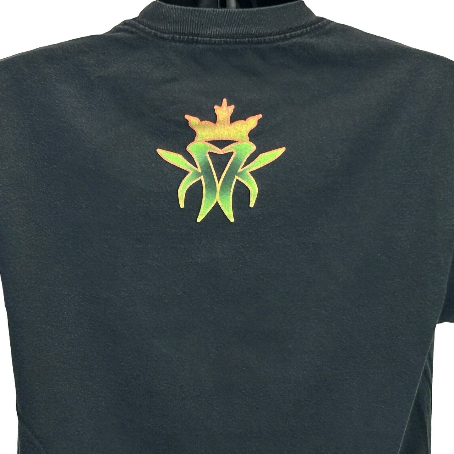 Camiseta de los Kottonmouth Kings, talla mediana, con estampado de banda de hip hop, rap y rock, para hombre, color negro