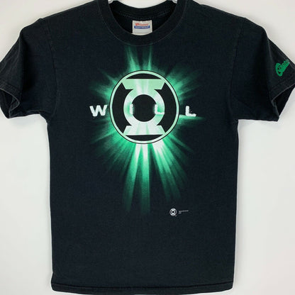 Green Lantern Will T Shirt Mens Small Graphitti DC Comics Comic Book 2009 Black