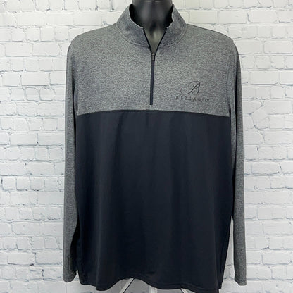 Bellagio Casino Las Vegas 1/4 Quarter Zip Shirt Black Under Armour XL X-Large