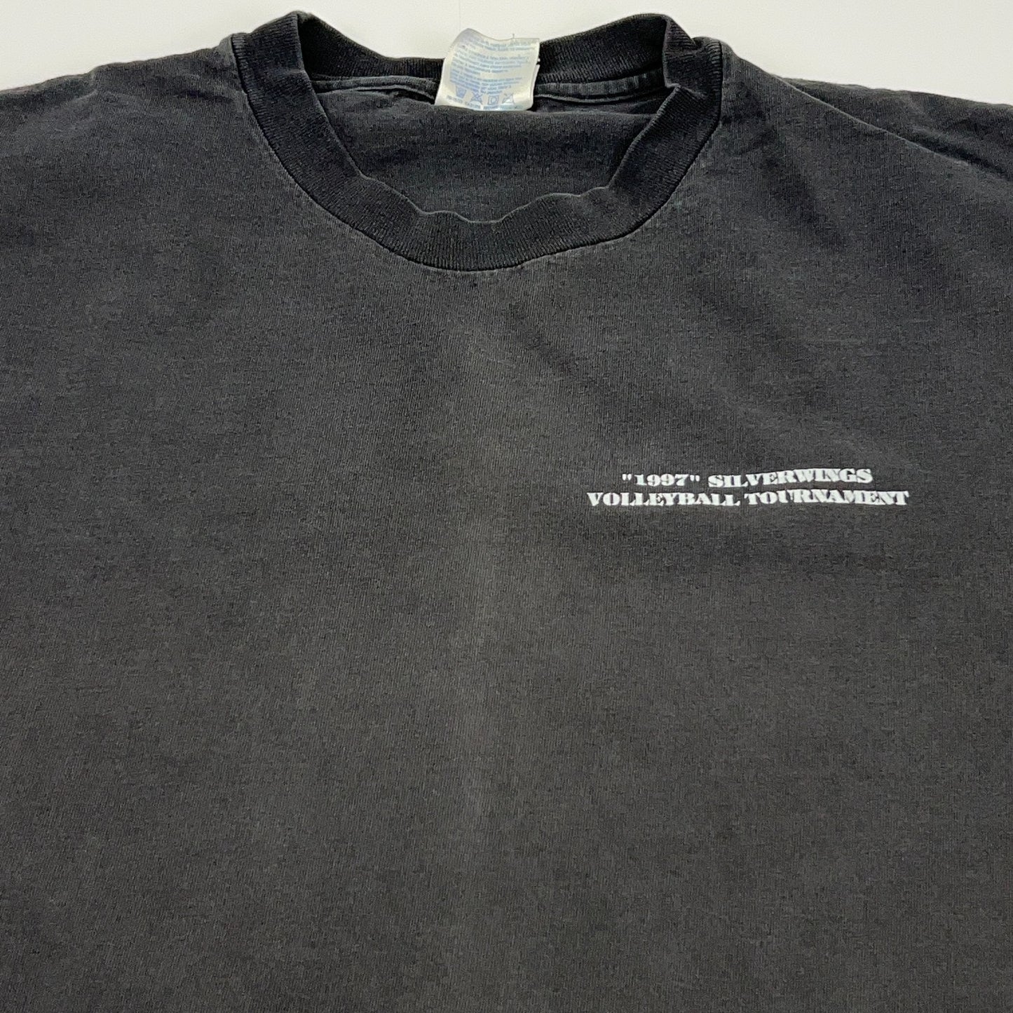 Vintage 90s Silverwings Volleyball Tournament T Shirt Molokai USA Black L Large