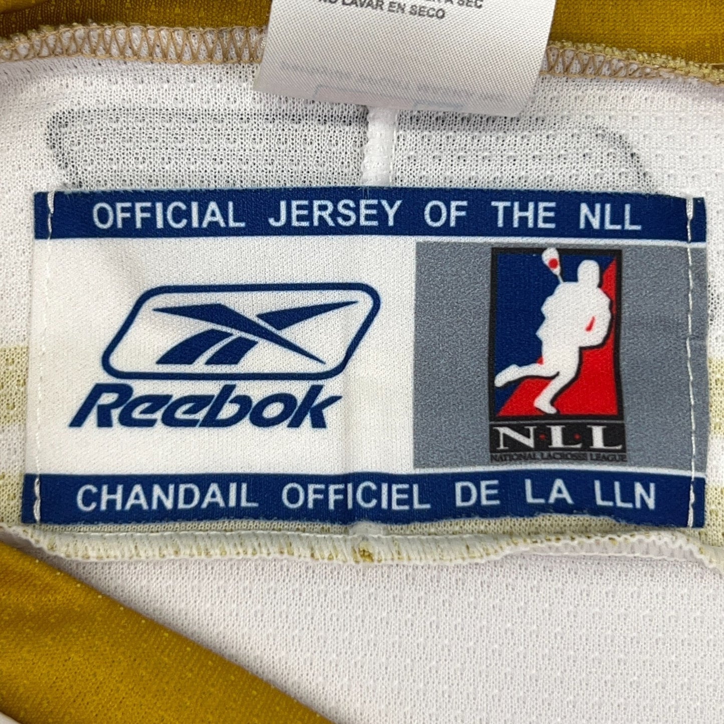 Portland Lumberjax Jersey White NLL Lacrosse Official Reebok Shirt L Large