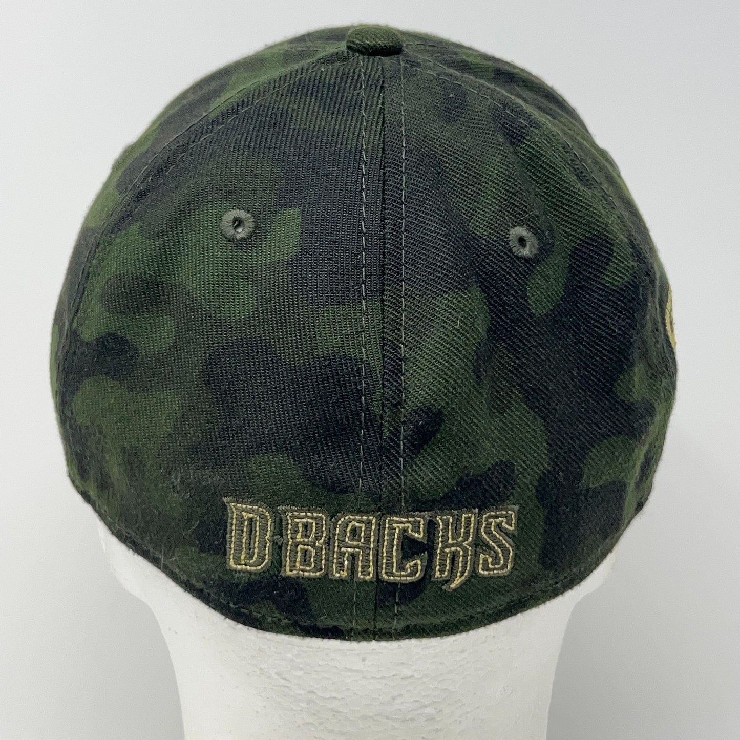 Arizona Diamondbacks Armed Forces Hat Baseball Cap New Era Green Flex Fitted M-L