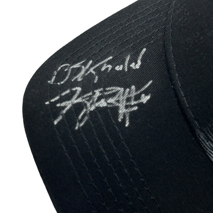 Gorra de béisbol negra autografiada por DJ Khaled del Hard Rock Cafe en Florida