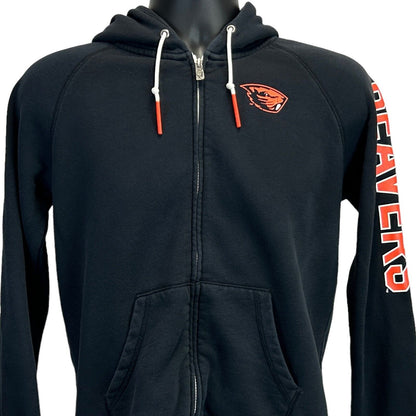 Nike Oregon State Beavers Hoodie Mens Medium NCAA OSU Hooded Sweatshirt Black