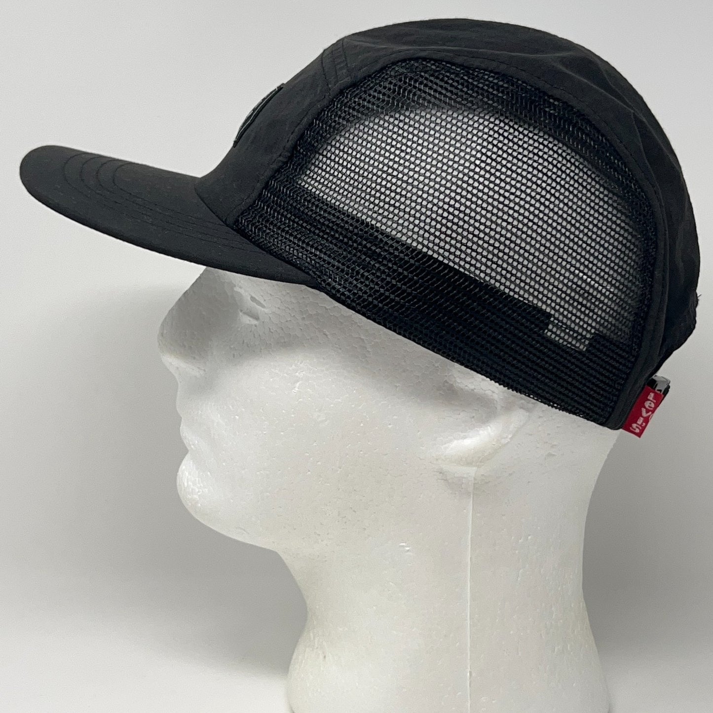 Levi Strauss Mesh Vented Camp Hat Baseball Cap Levis 5 Panel Strapback Black