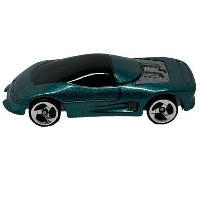 Buick Wildcat Hot Wheels '93 Warner Collectible Diecast Car Green Vintage 90s