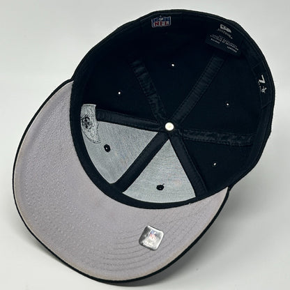 Las Vegas Raiders Hat Baseball Cap New Era x Just Don NFL Black Fitted 7 1/8