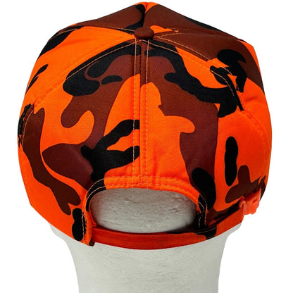 Winchester Camo Vintage 90s Baseball Hat Cap Hunting Hunter Orange Camouflage