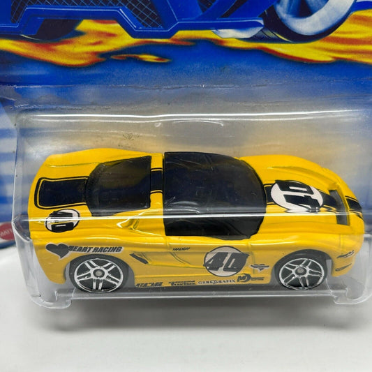 40 Somethin Hot Wheels Collectible Diecast Car Yellow Vintage 2002 New