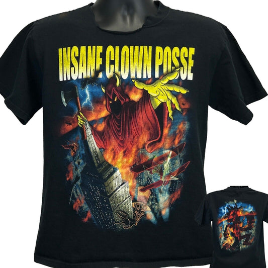 Insane Clown Posse T Shirt Medium ICP The Wraith Juggalo Tee Mens Black