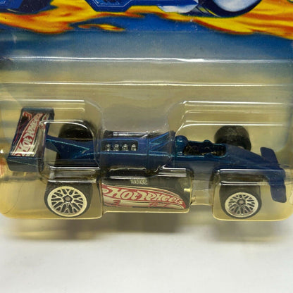 Thunderstreak Indy Hot Wheels Diecast Race Car Blue Vintage 2002 Vehicle New