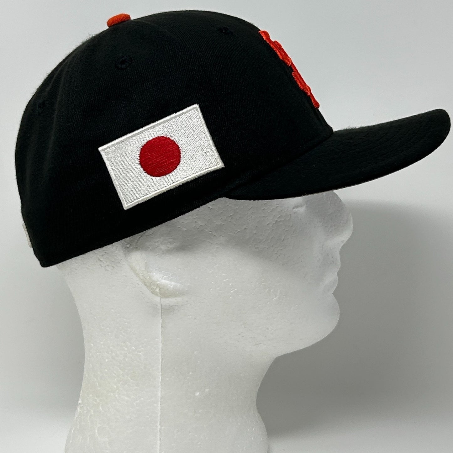 San Francisco Giants Japan Flag Hat Baseball Cap New Era MLB Black Fitted 7 1/4