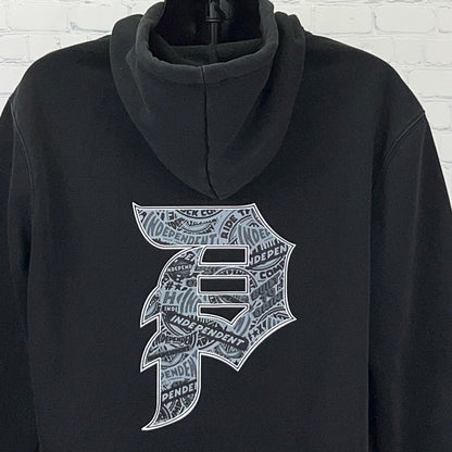 Primitive x Independent Dirty P Hoodie Sweatshirt 2XL XXL Black Skateboard Skate