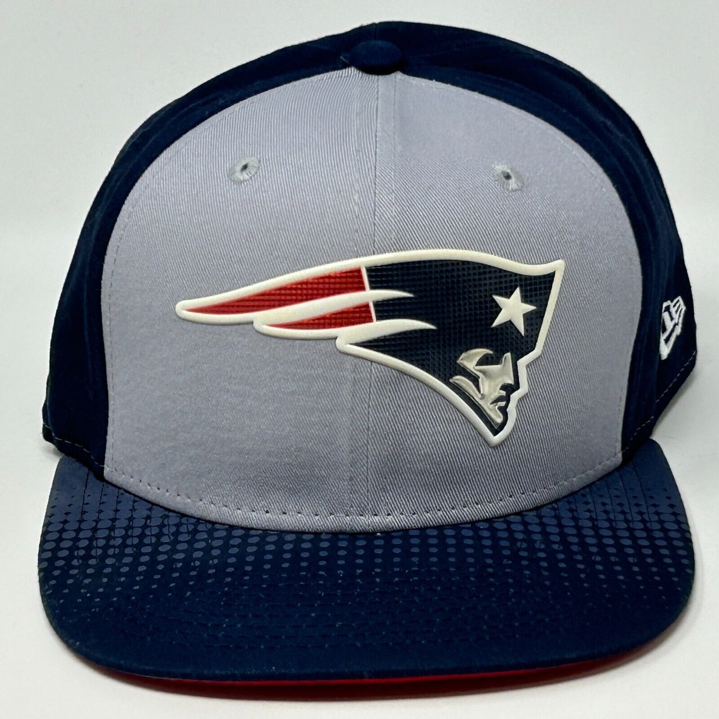 New England Patriots Hat Gray Blue Gradient New Era NFL Snapback Baseball Cap
