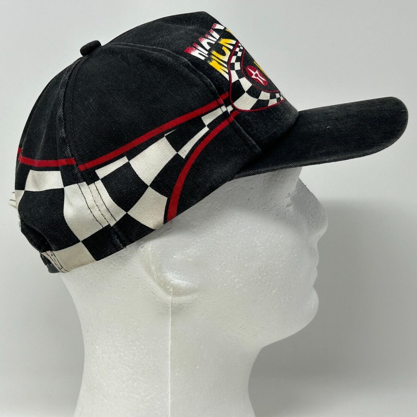 Gorra de béisbol vintage de Ricky Rudd NASCAR K-Products Havoline Racing negra