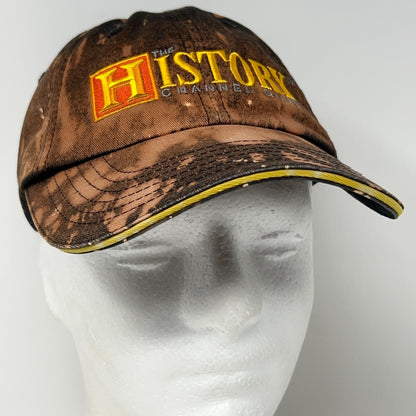 Vintage 90s History Channel Club Baseball Cap Dad Hat K-Products Strapback Adult