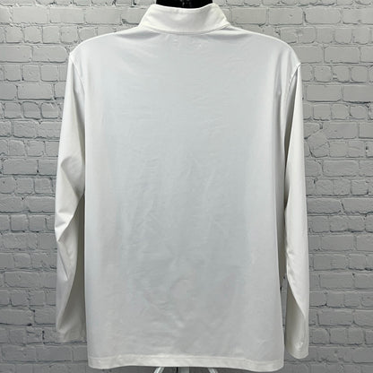 Memphis Tigers 1/4 Quarter Zip Pullover Shirt XL X-Large White Antigua Golfer