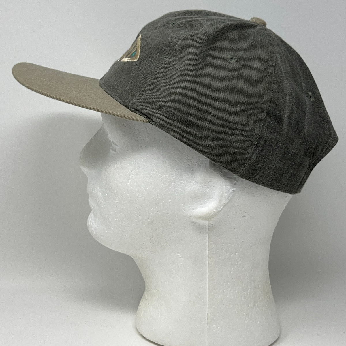 Vintage 90s WWJD Fish Hat Baseball Cap What Would Jesus Do Christ Strapback Gray
