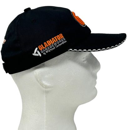 Gorra de béisbol con correa trasera de Bennigans Motorsports de Jason Jarrett de NASCAR, color negro