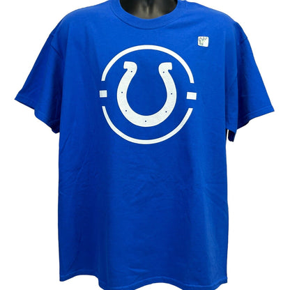 Indianapolis Colts Indiana Heartland T Shirt X-Large NFL Football Mens Blue