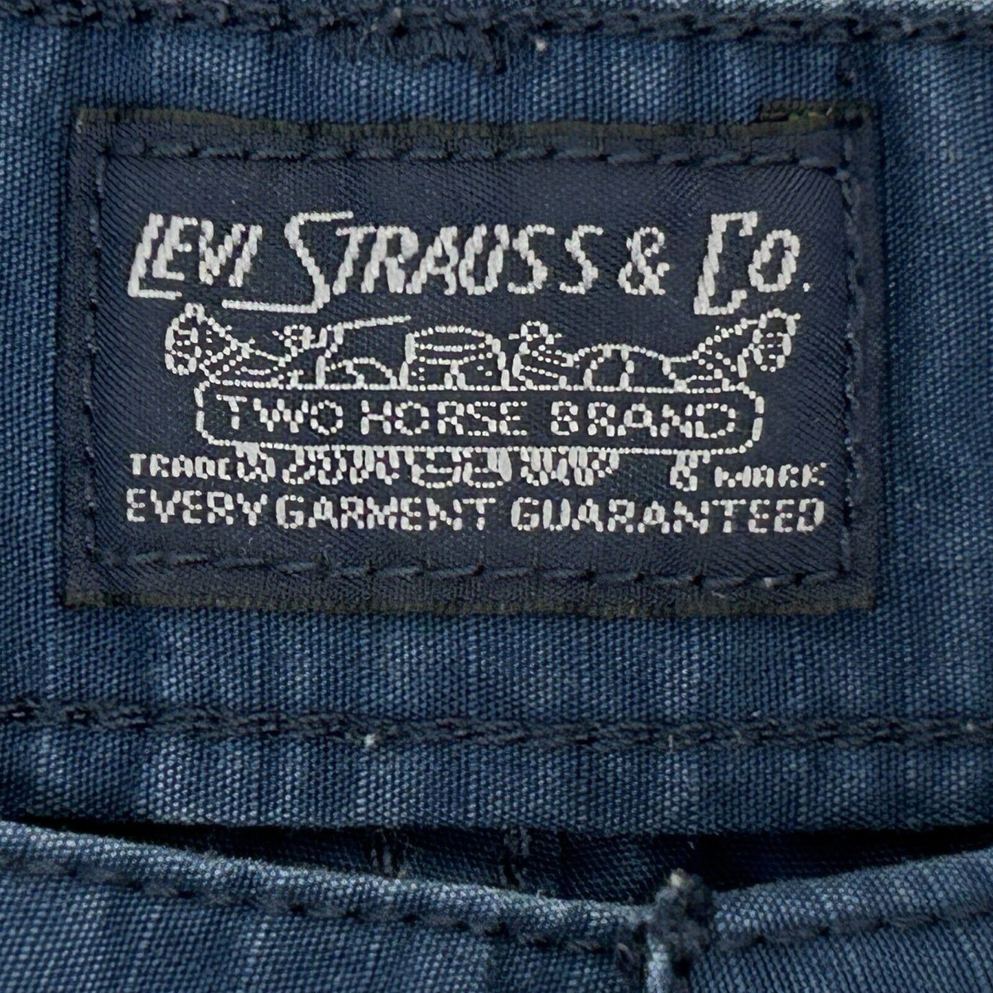 Levis Carrier Cargo Shorts Mens Size 36 Blue Cotton Levi Strauss 23251-0017