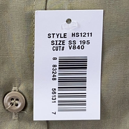 Horace Small Tactical Button Front Shirt Uniform SS Beige Tan Mens 3XL 19 1/2