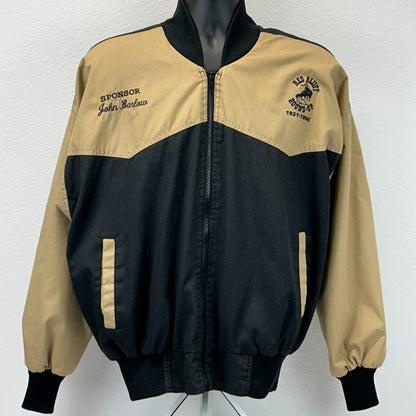 Vintage 90s Red Bluff Round Up Jacket 1996 Rodeo California PRCA Beige L Large