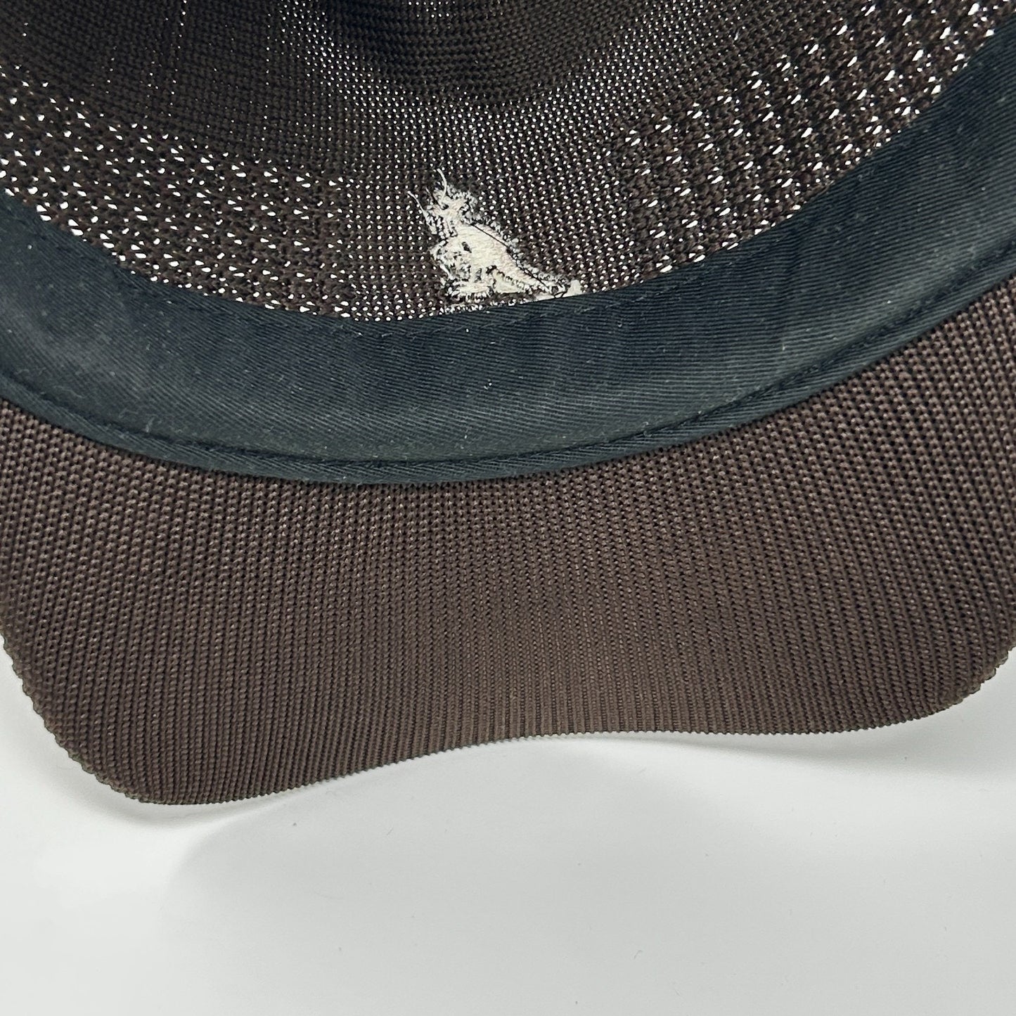 Kangol Tropic Ventair Spacecap Hat Baseball Cap Brown Flex Fitted Mens M Medium