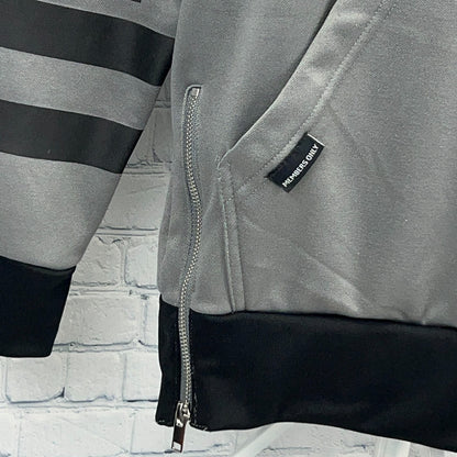 Members Only MO Academy Hoodie Hooded Sweatshirt 1975 Long Sleeve Gray M Medium