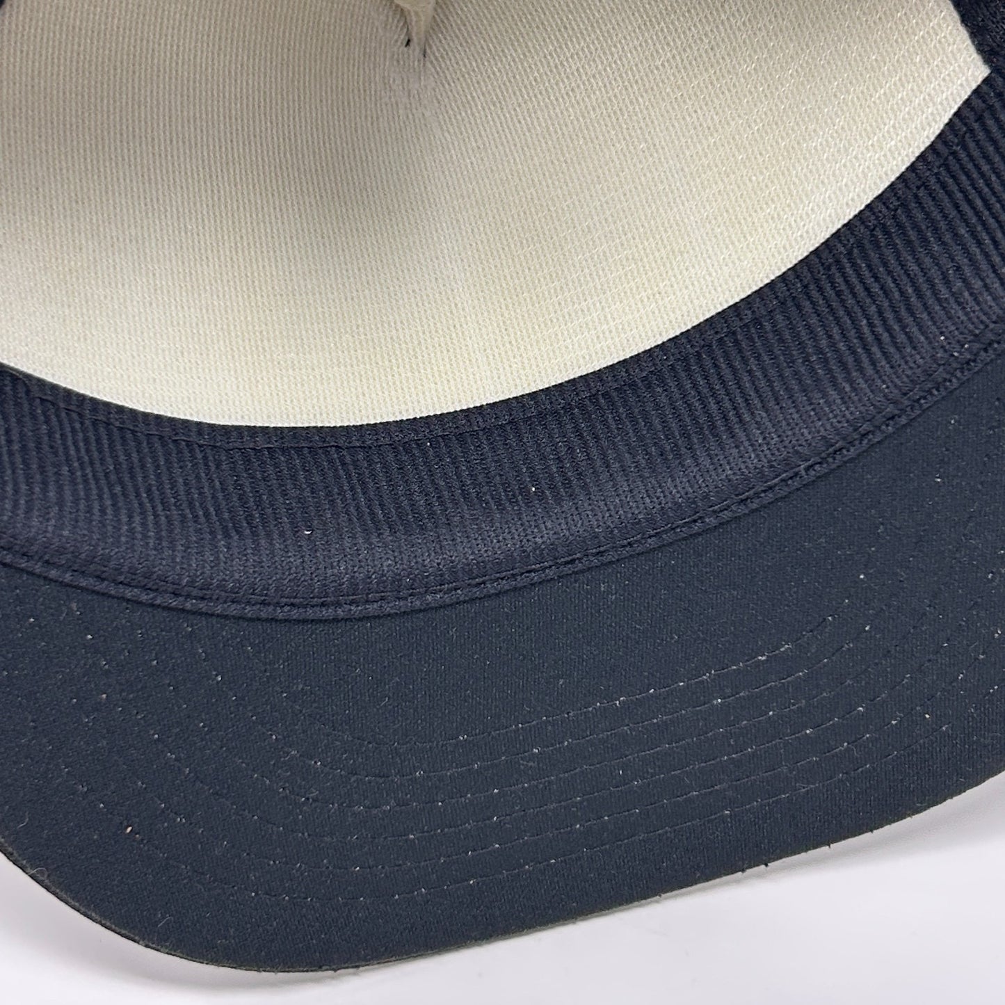 Vintage US Army Trucker Hat Cap Black 80s Camouflage Military Mesh Snapback