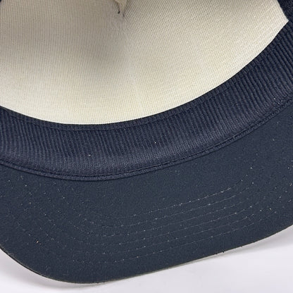 Vintage US Army Trucker Hat Cap Black 80s Camouflage Military Mesh Snapback