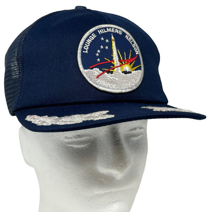 NASA Space Shuttle STS-26 Trucker Hat Vintage 80s Discovery Mesh Baseball Cap