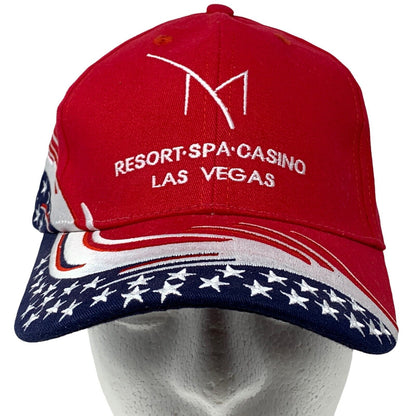 M Resort Spa Casino Las Vegas Strapback Hat Gorra de béisbol patriótica con bandera de EE. UU.