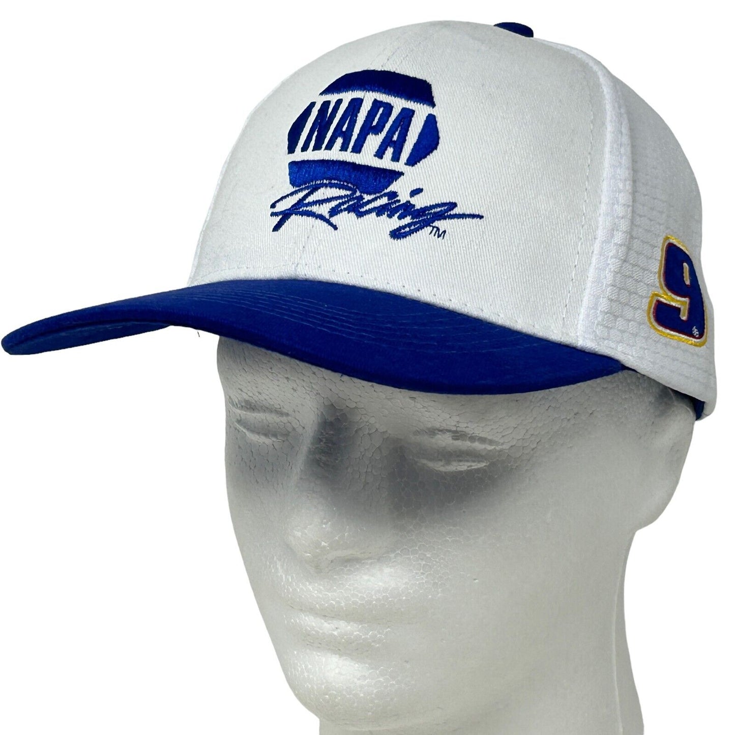 NAPA Racing Chase Elliott Strapback Hat White NASCAR Motorsports Baseball Cap