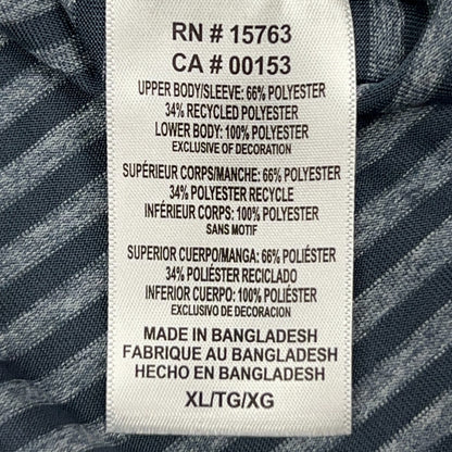 UNLV Rebels Champion Mens XL X-Large Gray Blue Striped Polo Golf Shirt NCAA Team