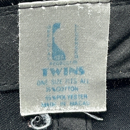 Vintage 90s Chicago Bulls Cap Baseball Hat Logo Twins Enterprise Snapback Black