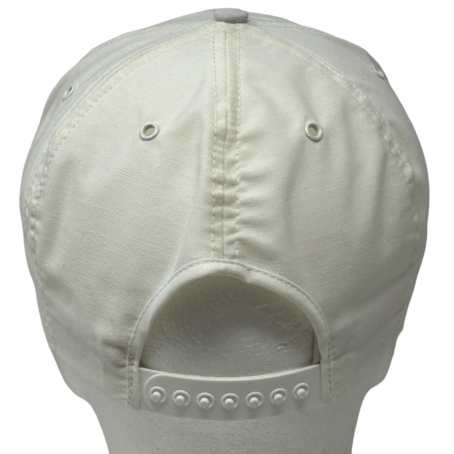 Gorra de béisbol unisex DDP de estilo vintage de los años 80, color blanco, fabricada en EE. UU.