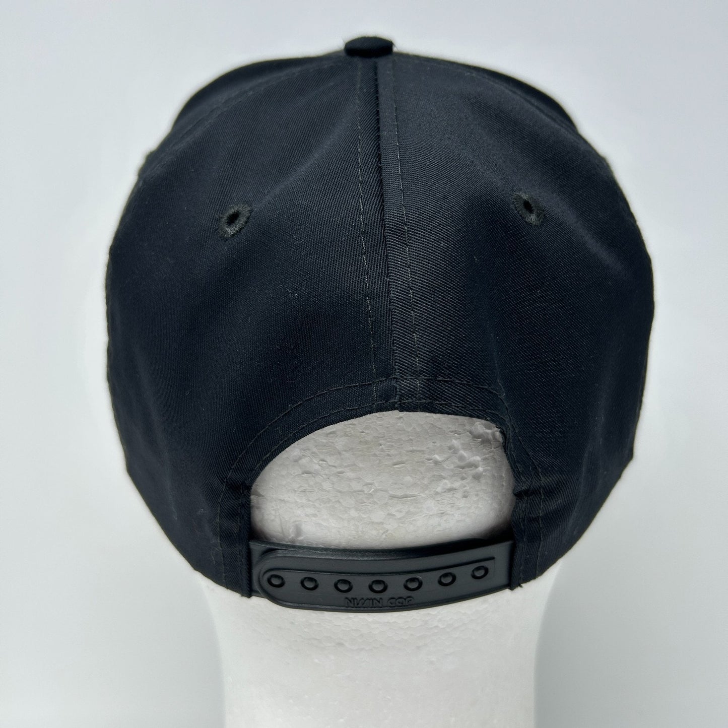 Vintage 90s Des Moines ATV Hat Baseball Cap Iowa Four Wheeler Snapback Black