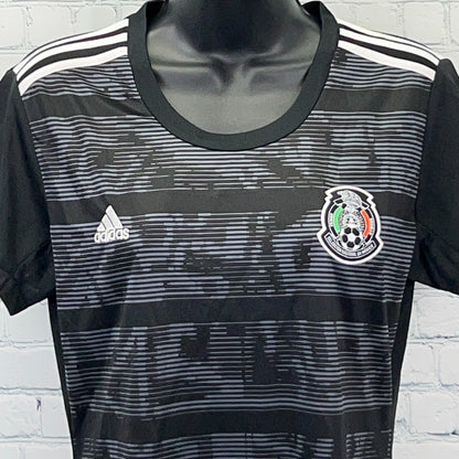 Mexico National Football Team 2019 Jersey Black Adidas Soccer Womens M Medium