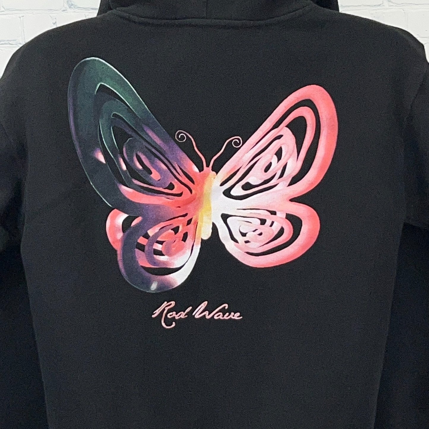 Rod Wave Beautiful Mind Hoodie Hooded Sweatshirt Black Rapper Hip Hop M Medium