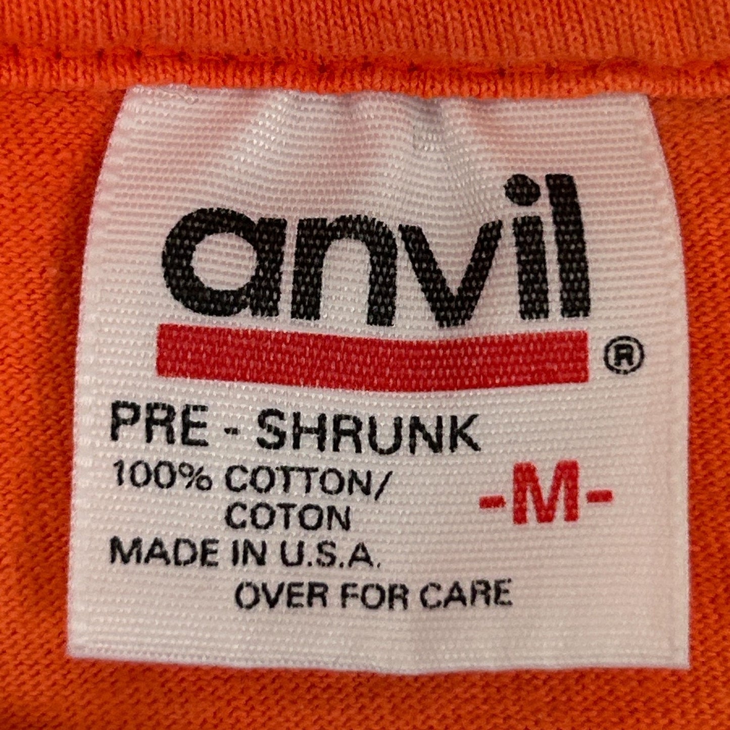 Vintage 90s Las Vegas Valley Water District T Shirt LVVWD USA Orange M Medium