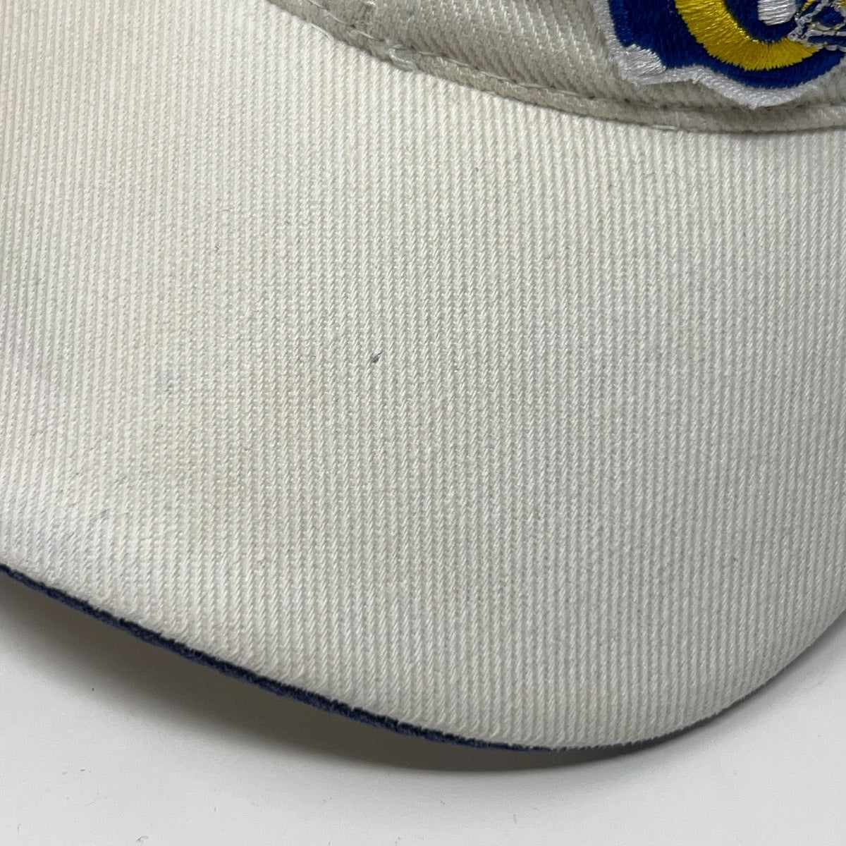 Vintage 1999 St Louis Rams NFC Conference Champions Hat Baseball Cap NFL White